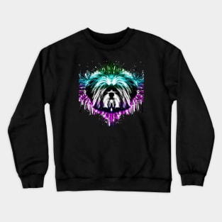 Lhasa Apso Design Crewneck Sweatshirt